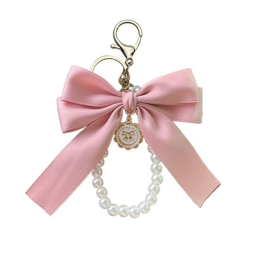 Bow Pearl Charm