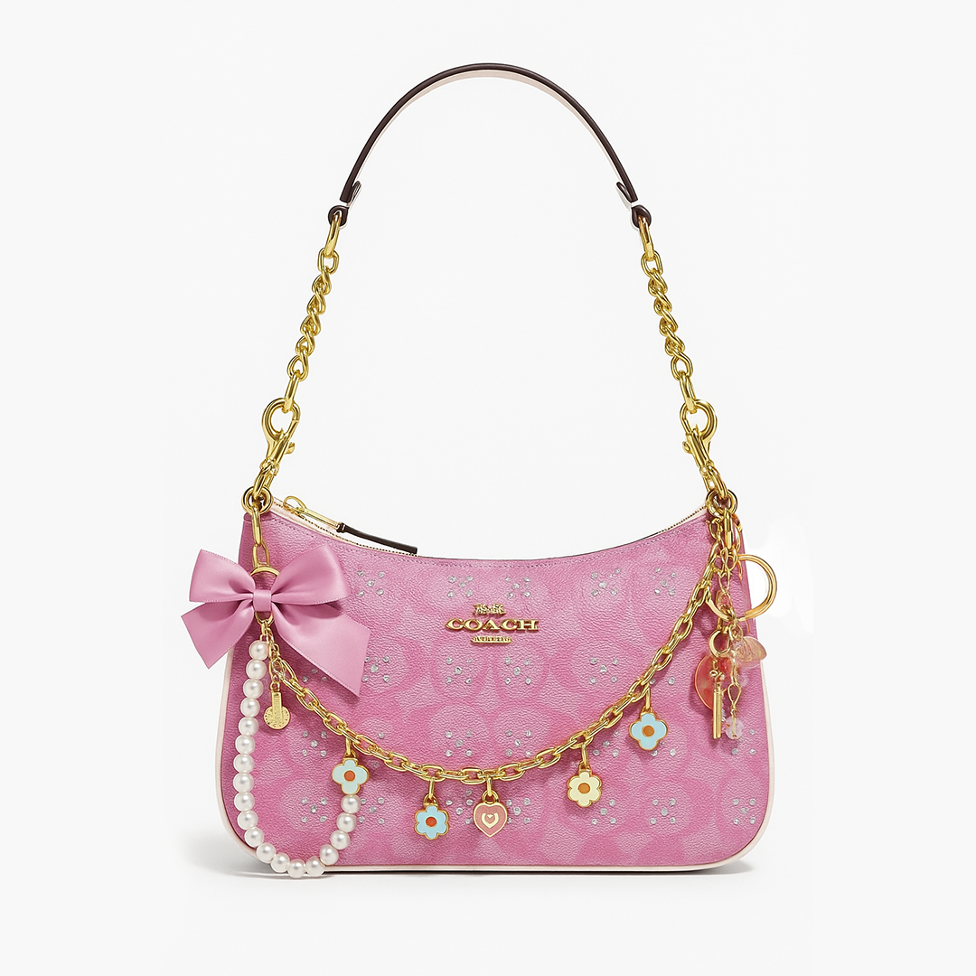 Teri Shoulder Bag - Free Flower Charm